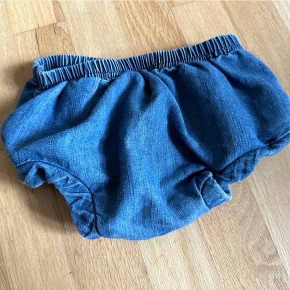 Ira loves Mae denim bloomers Sz 12-24 months - Picture 3 of 5